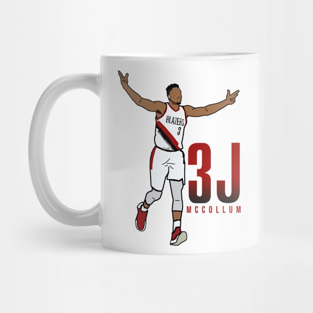 CJ McCollum '3J' - NBA Portland Trailblazers by xavierjfong